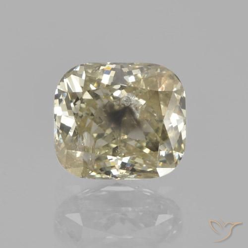 1.15ct Natural Conhaque Diamante, Almofada, VS-SI