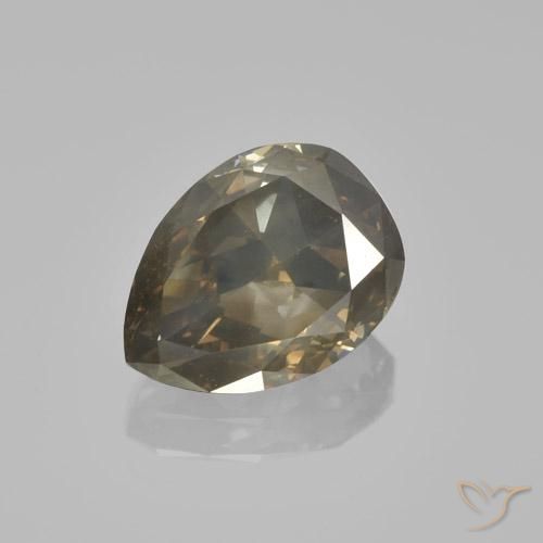 1.81ct Natural conhaque profundo Diamante, Formato de pêra, VS