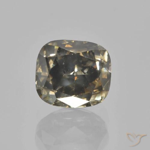 1.64ct Natural conhaque profundo Diamante, Almofada, VS-SI