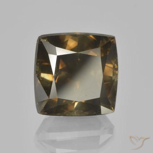5.00ct Natural conhaque profundo Diamante, Almofada, VS