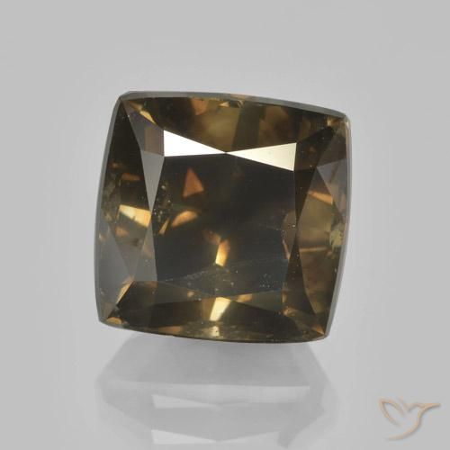 Diamante conhaque profundo Natural 5.00ct, Almofada, VS