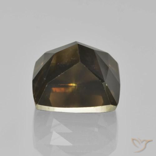 Diamante conhaque profundo Natural 5.00ct, Almofada, VS