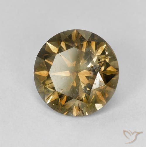 Diamante Umber Brown Natural 2.10ct, Redondo, VS-SI