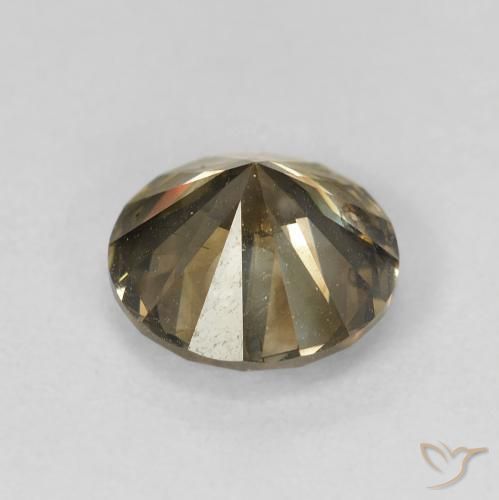 Diamante Umber Brown Natural 2.10ct, Redondo, VS-SI