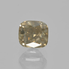 Diamante marrom natural 1,01ct, almofada cortada, VS-SI