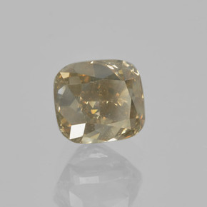 Diamante marrom natural 1,01ct, almofada cortada, VS-SI