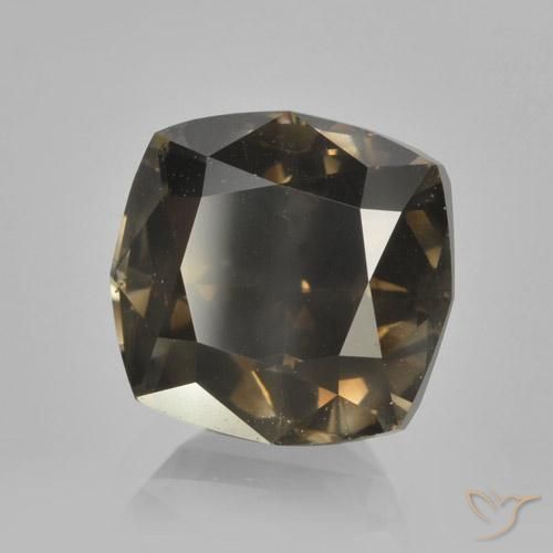 Diamante conhaque profundo Natural 3.02ct, Almofada, VS-SI