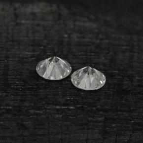 Pedras preciosas de diamante branco natural de  ct, corte redondo, VS