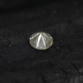 Diamante incolor natural 0,08ct, corte redondo, VS-SI