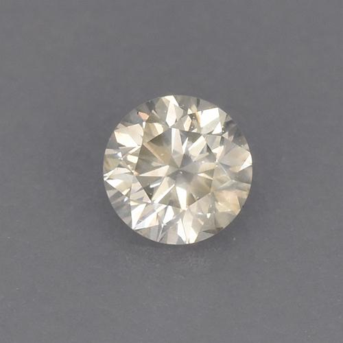 Diamante amarelo natural 0,08ct, corte redondo, VS-SI