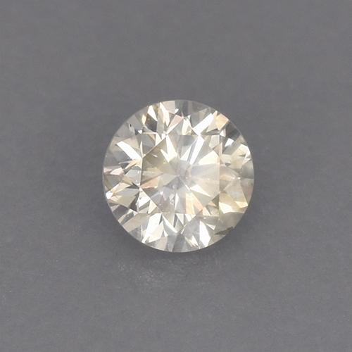 Diamante amarelo natural 0,08ct, corte redondo, VS-SI