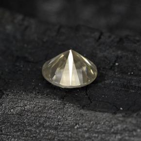 Diamante amarelo natural 0,20ct, corte redondo, VS-SI