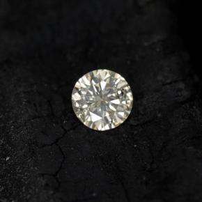 Diamante branco natural 0,10ct, corte redondo, VS-SI
