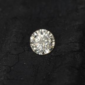 Diamante branco natural 0,10ct, corte redondo, VS-SI