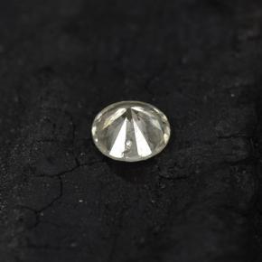 Diamante branco natural 0,10ct, corte redondo, VS-SI
