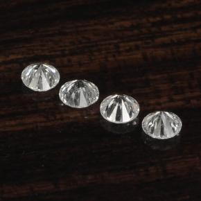 Pedras preciosas de Diamante Branco natural de 0.09 ct, Corte Redondo, VS-SI
