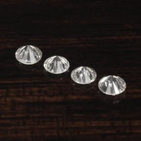 Pedras preciosas de diamante branco natural de  ct, corte redondo, VS-SI