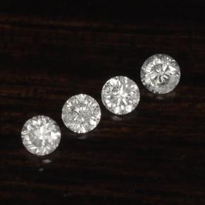 Pedras preciosas de diamante branco natural de  ct, corte redondo, VS-SI