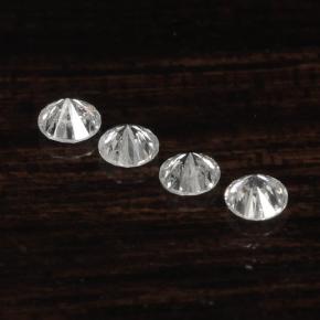 Pedras preciosas de diamante branco natural de  ct, corte redondo, VS-SI