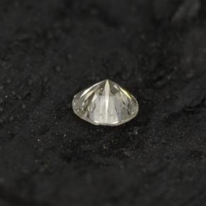 Diamante amarelo natural 0,06ct, corte redondo, VS-SI