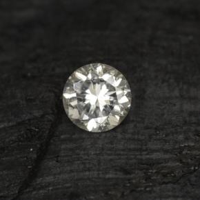 Diamante branco natural 0,07ct, corte redondo, VS-SI