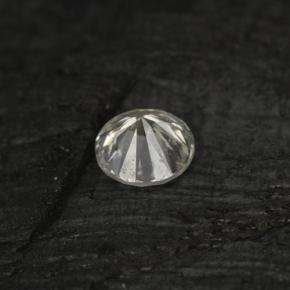 Diamante branco natural 0,07ct, corte redondo, VS-SI