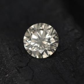Diamante amarelo natural 0,20ct, corte redondo, VS-SI