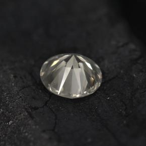 Diamante amarelo natural 0,20ct, corte redondo, VS-SI