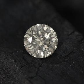 Diamante incolor natural 0,19ct, corte redondo, VS-SI
