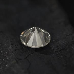 Diamante incolor natural 0,19ct, corte redondo, VS-SI