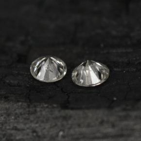Pedras preciosas de diamante branco natural de  ct, corte redondo, VS-SI