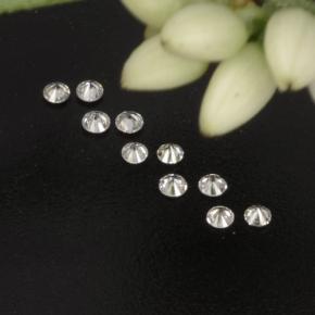 Pedras preciosas de diamante branco natural de  ct, corte redondo, VS-SI