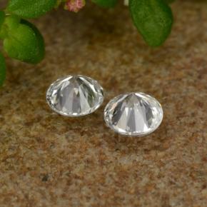 Pedras preciosas de diamante branco natural de 0,06 ct, corte redondo, VS-SI