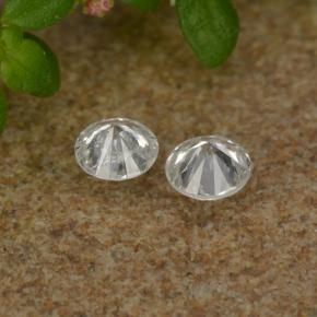 Pedras preciosas de diamante branco natural de 0,06 ct, corte redondo, VS-SI
