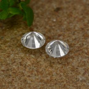 Pedras preciosas de diamante branco natural de 0,06 ct, corte redondo, VS-SI