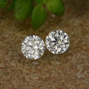 Pedras preciosas de Diamante Branco natural de 0.06 ct, Corte Redondo, VS-SI