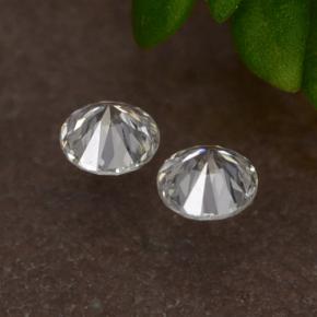 Pedras preciosas de diamante branco natural de 0,06 ct, corte redondo, VS-SI