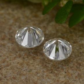 Pedras preciosas de Diamante Branco natural de 0.07 ct, Corte Redondo, VS-SI