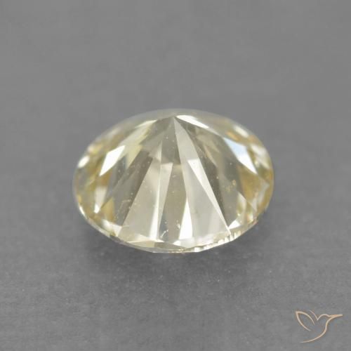 Diamante Luz amarela Natural 0.18ct, Redondo, VS