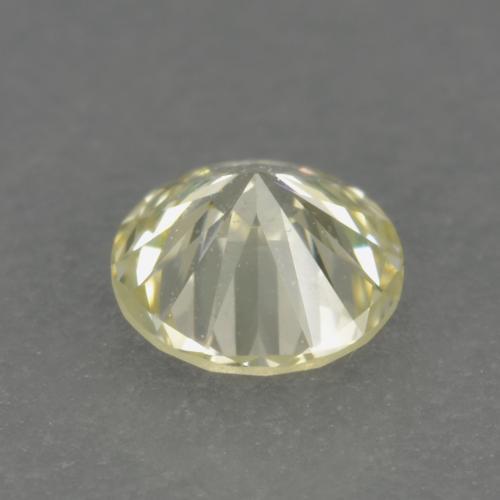 Diamante amarelo natural 0,18ct, corte redondo, VVS-VS