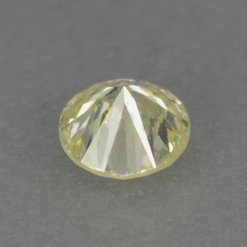 Diamante amarelo natural 0,15ct, corte redondo, VS-SI
