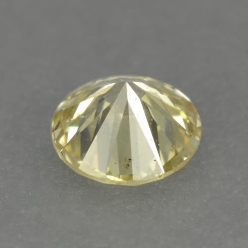 Diamante amarelo natural 0,20ct, corte redondo, VS-SI