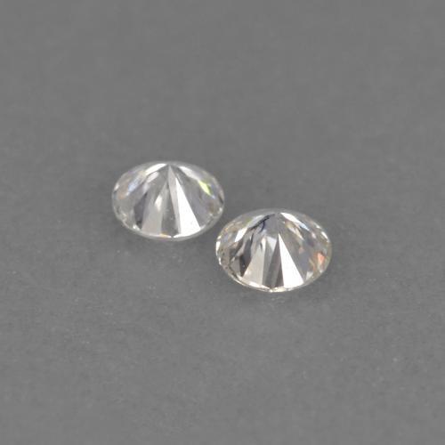 Pedras preciosas de Diamante branco quente natural de 0.03 ct, Corte Redondo, VVS-VS
