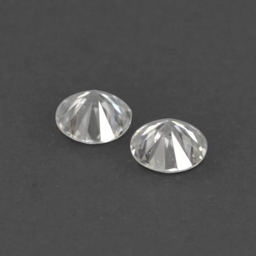 Pedras preciosas de Diamante branco quente natural de 0.03 ct, Corte Redondo, VVS-VS