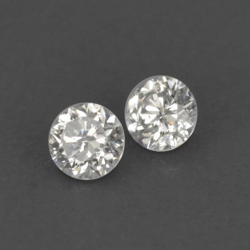 Pedras preciosas de Diamante branco quente natural de 0.02 ct, Corte Redondo, VVS-VS