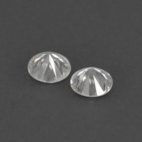Pedras preciosas de Diamante branco quente natural de 0.02 ct, Corte Redondo, VVS-VS