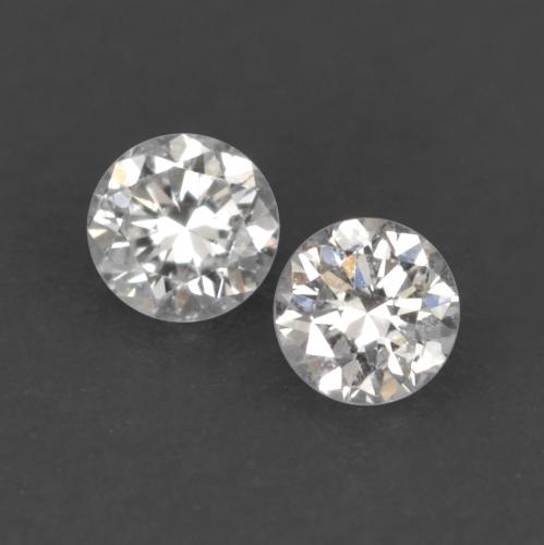 Pedras preciosas de Diamante branco quente natural de 0.03 ct, Corte Redondo, VVS-VS