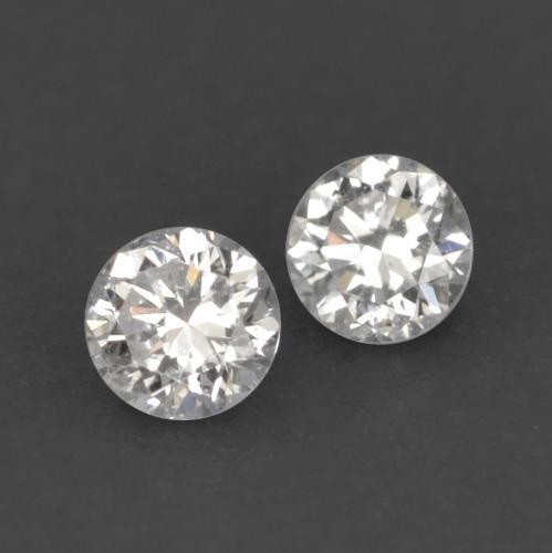 Pedras preciosas de Diamante branco quente natural de 0.03 ct, Corte Redondo, VVS-VS