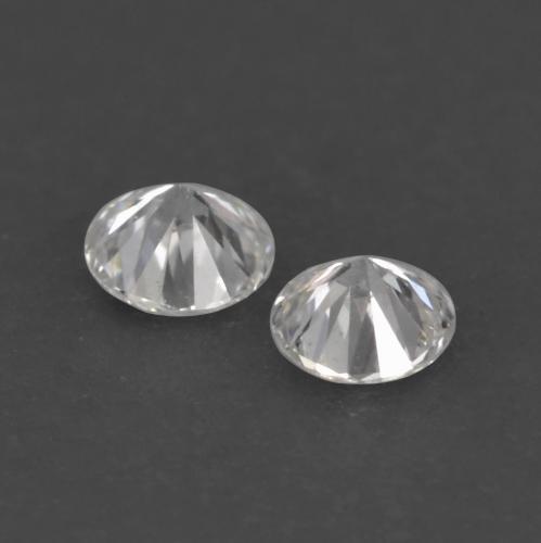 Pedras preciosas de Diamante branco quente natural de 0.03 ct, Corte Redondo, VVS-VS