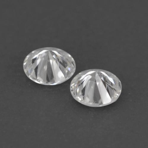 Pedras preciosas de diamante branco natural de 0,04 ct, corte redondo, VVS-VS